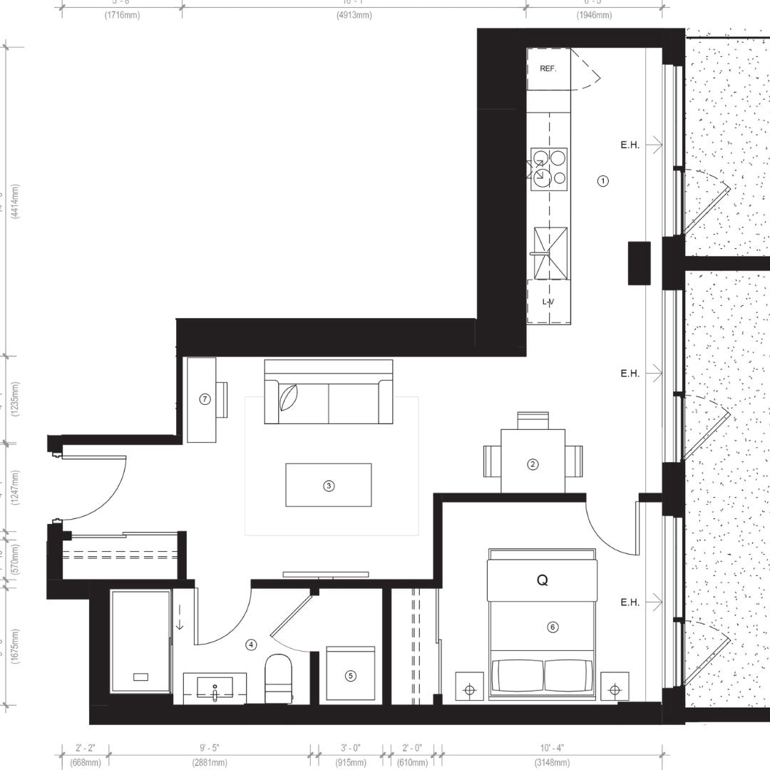 The best layout plan of small condominium units - montrealhome